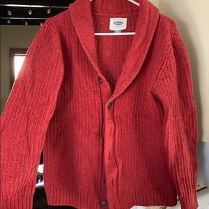 Soft and warm Old Navy Red Cardigan